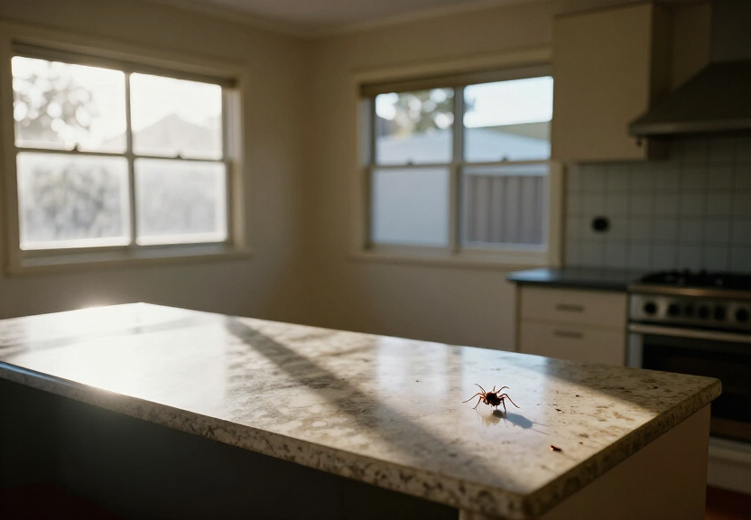 Termite damage in a Box Hill home before treatment